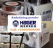 AUTHORIZED DISTRIBUTORS OF HAGER WERKEN EMBALMING POWDER PINK AND WHITE Johannesburg