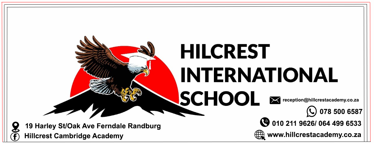 Hillcrest international School Johannesburg