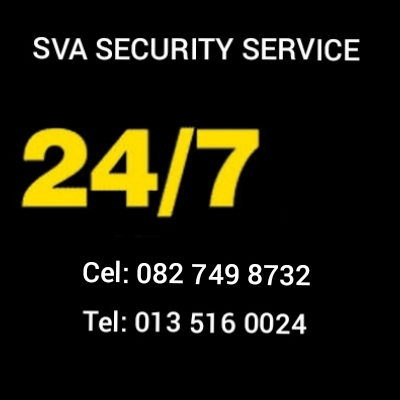 Mpumalanga SVA Security Guarding & Cleaning Service: 0827498732 Nelspruit