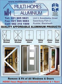 Multi Homes Aluminium Products (Pty) Ltd Johannesburg